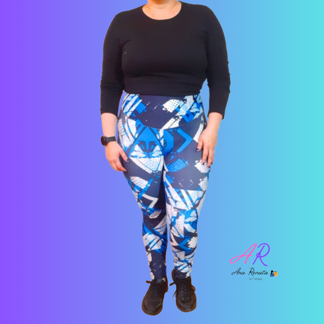 Leggins Sublimado con Neopreno Tipo Faja