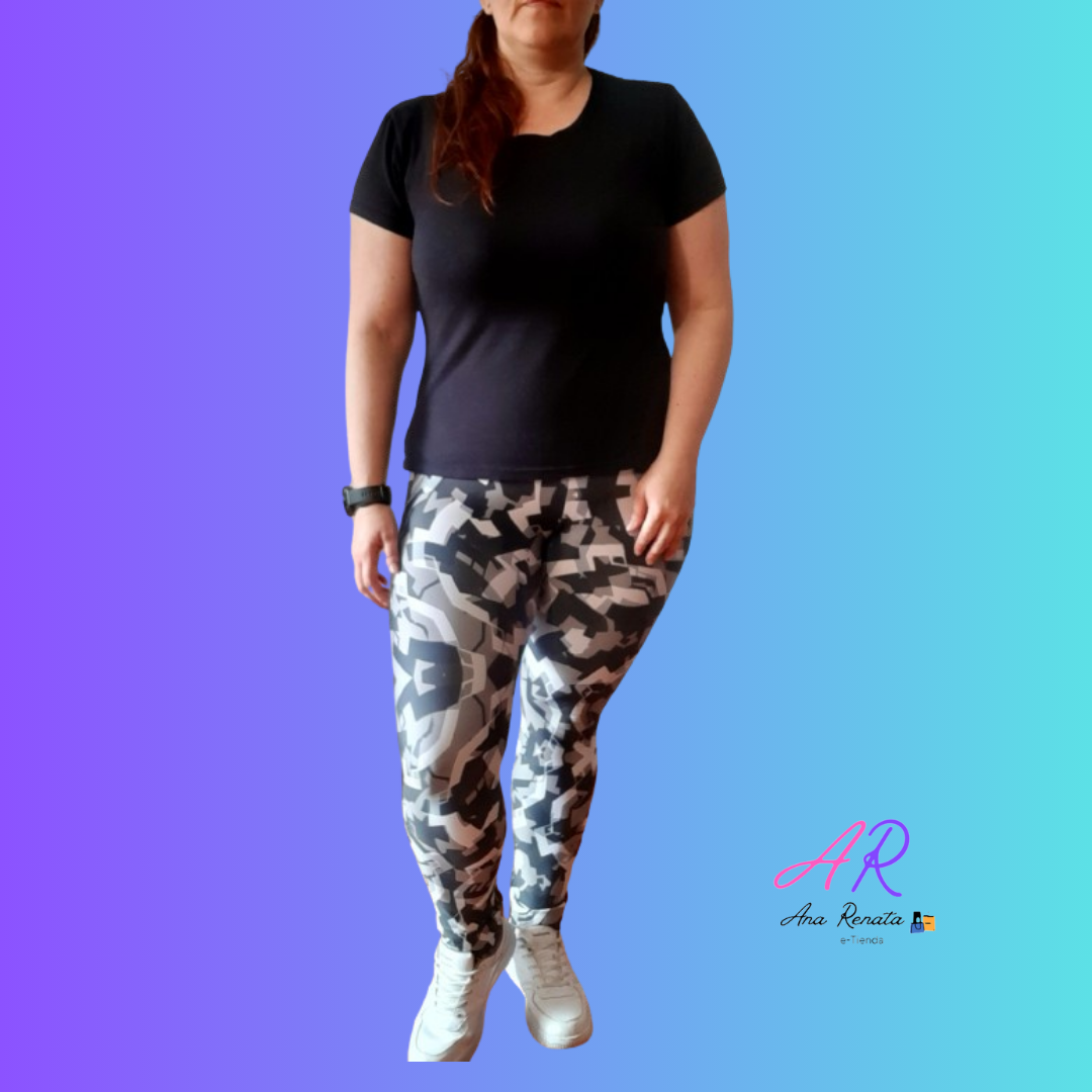 Leggins Sublimado con Neopreno Tipo Faja