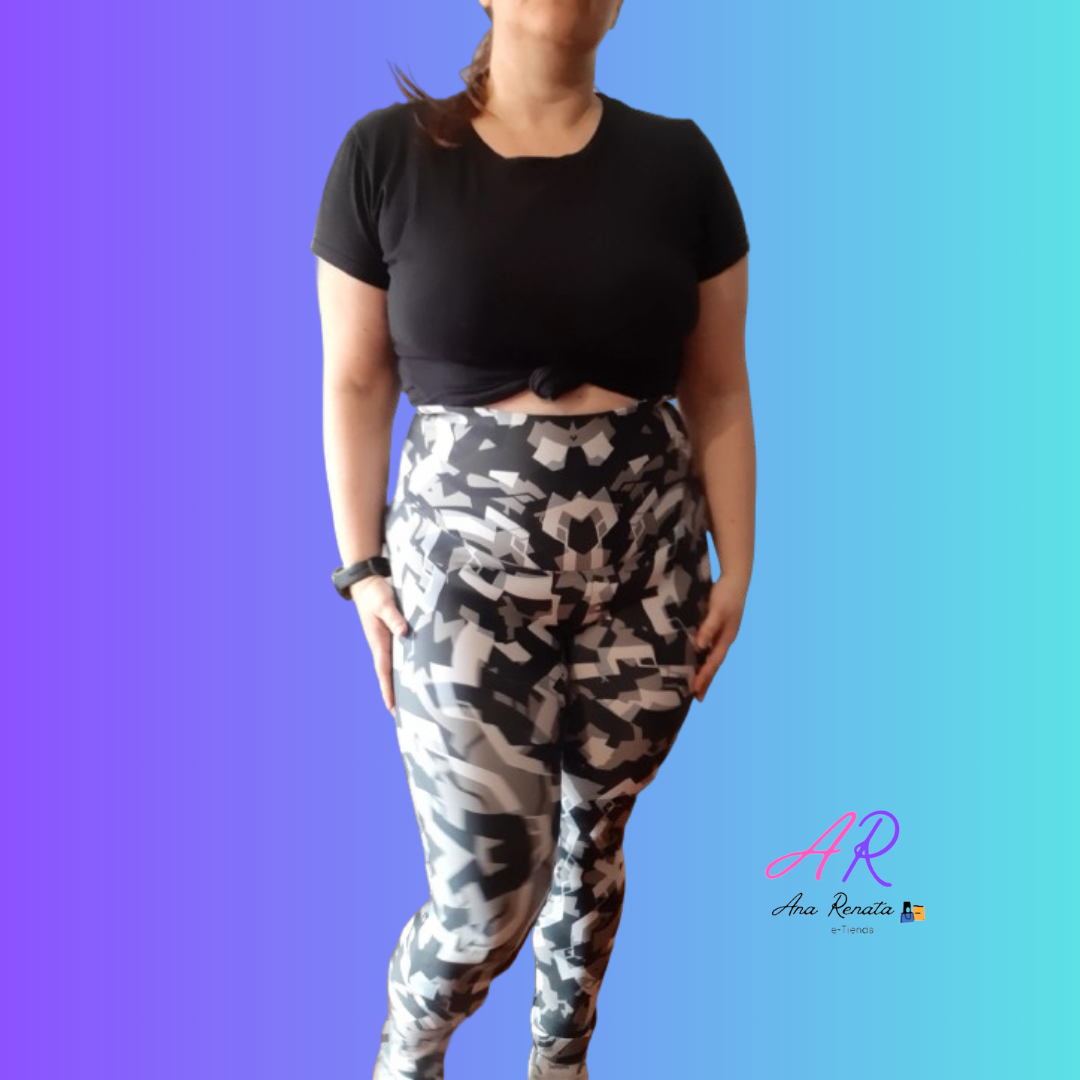 Leggins Sublimado con Neopreno Tipo Faja