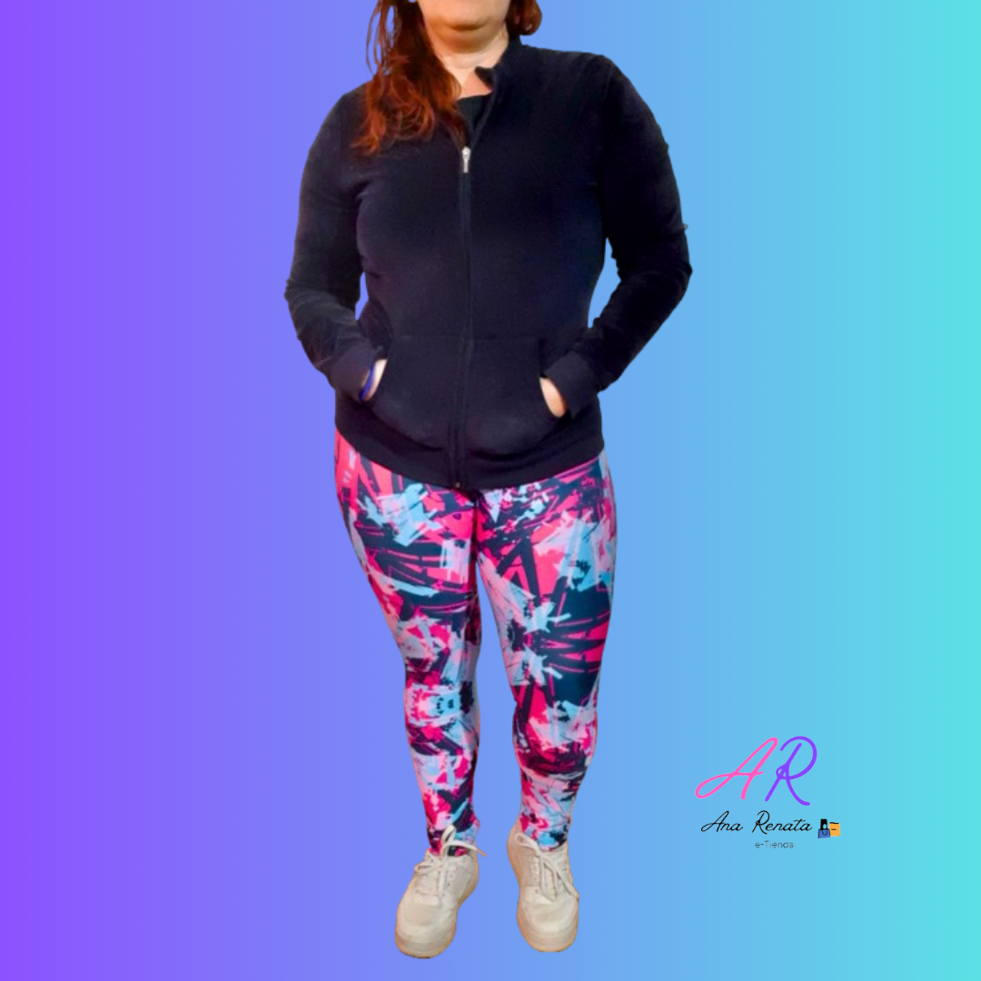 Leggins Sublimado con Neopreno Tipo Faja