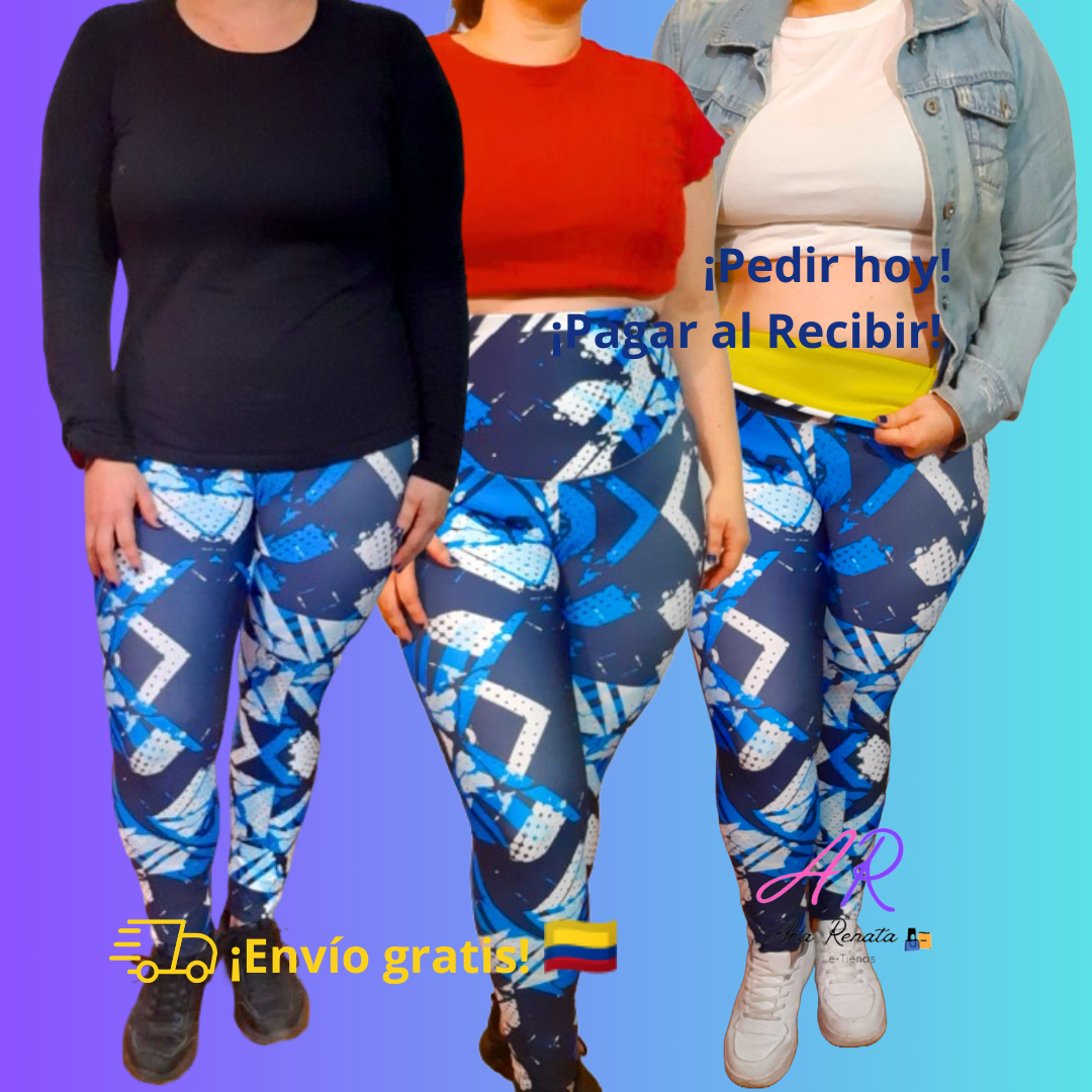 Leggins Sublimado con Neopreno Tipo Faja