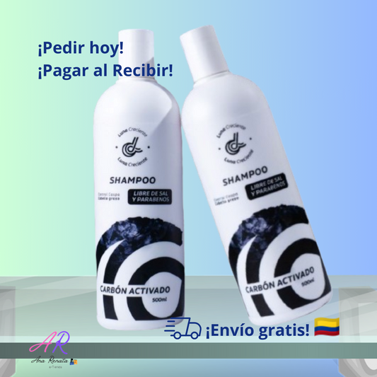 Shampoo de Carbon Activado 2 x 500 ml