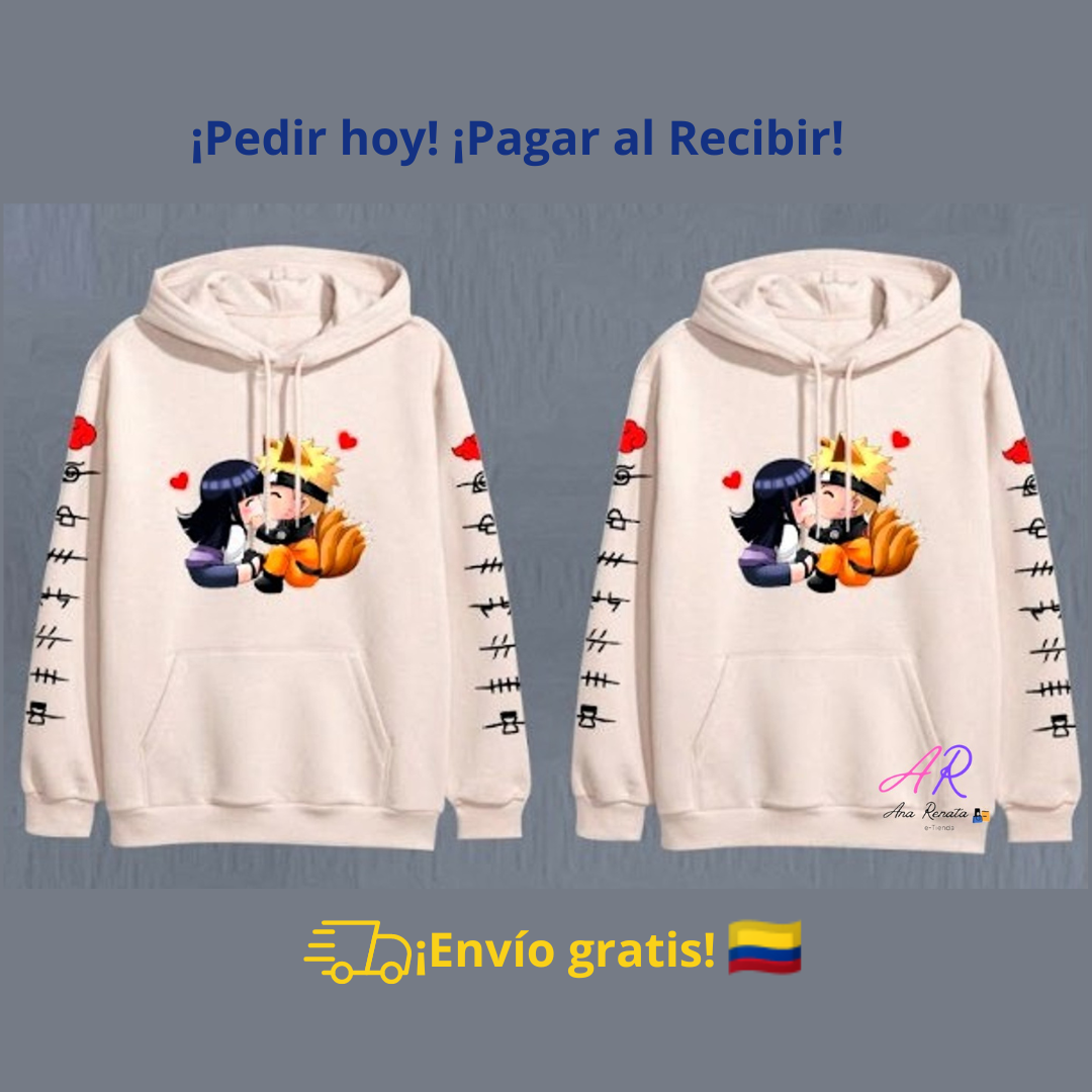 Buzos, Hoodies Pareja Naruto Cocoa