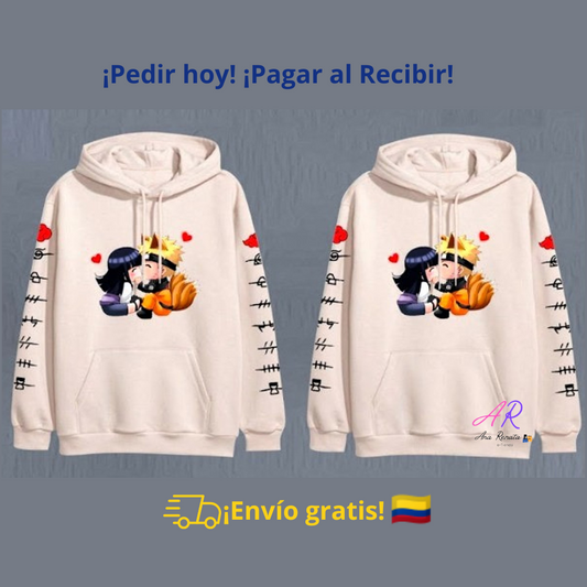 Buzos, Hoodies Pareja Naruto Cocoa