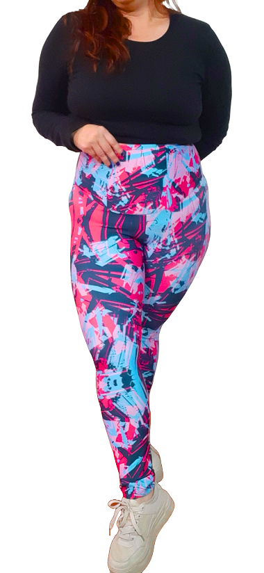 Leggins Sublimado con Neopreno Tipo Faja